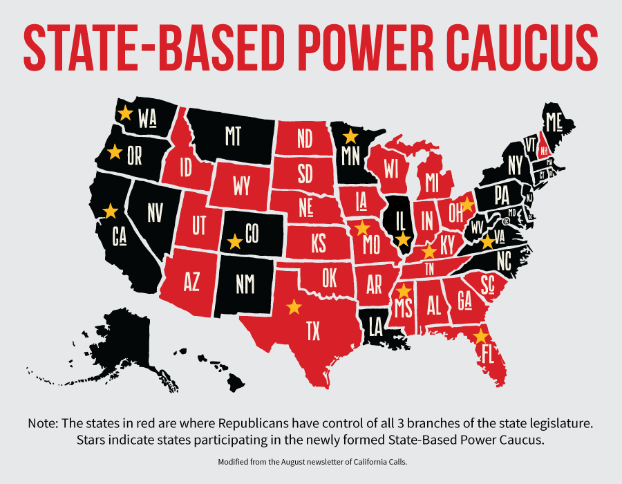 Twenty State Organizations Unite into State-Based Power Caucus